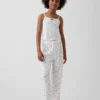 Ensemble de pyjama pour enfant avec débardeur en pointelle recyclé