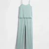 Ensemble de pyjama pour enfant avec débardeur en pointelle recyclé