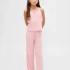 Ensemble de pyjama pour enfant avec débardeur en pointelle recyclé