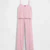 Ensemble de pyjama pour enfant avec débardeur en pointelle recyclé