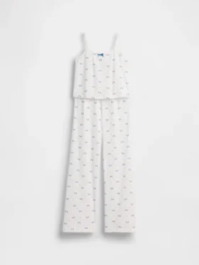 Ensemble de pyjama pour enfant avec débardeur en pointelle recyclé