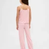 Ensemble de pyjama pour enfant avec débardeur en pointelle recyclé