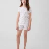 Ensemble de pyjama pour enfant Winnie l'ourson en coton brossé bio avec Shorts