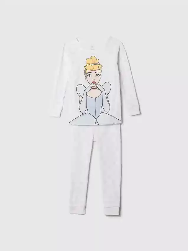 Ensemble de pyjama « Princess » en coton brossé biologique GAP × Disney Baby