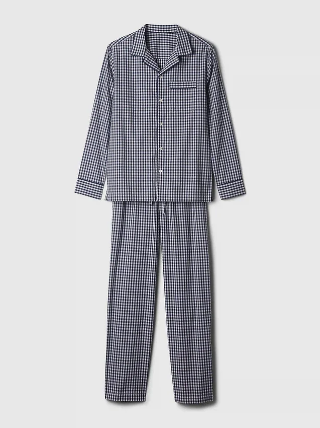 Ensemble de pyjamas en popeline pour adulte