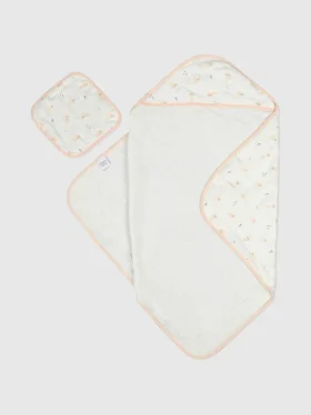 Ensemble de serviette à capuche « Bamboo Little Bunny »
