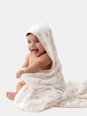 Ensemble de serviette à capuche « Bamboo Little Bunny »