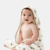 Ensemble de serviette à capuche « Petit Lion » en bambou