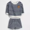 Ensemble de survêtement Baby Vintagesoft à rayures « Bear »