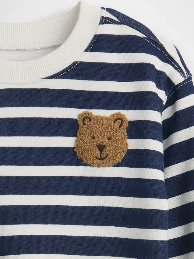 Ensemble de survêtement Baby Vintagesoft à rayures « Bear »