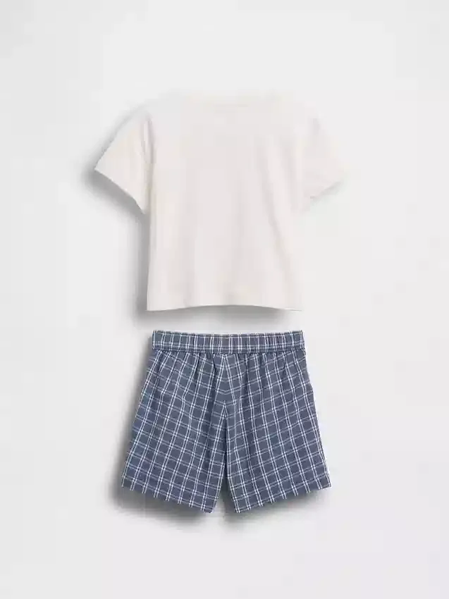 Ensemble de T-shirt à motif « Baby Lobster » et Short à carreaux