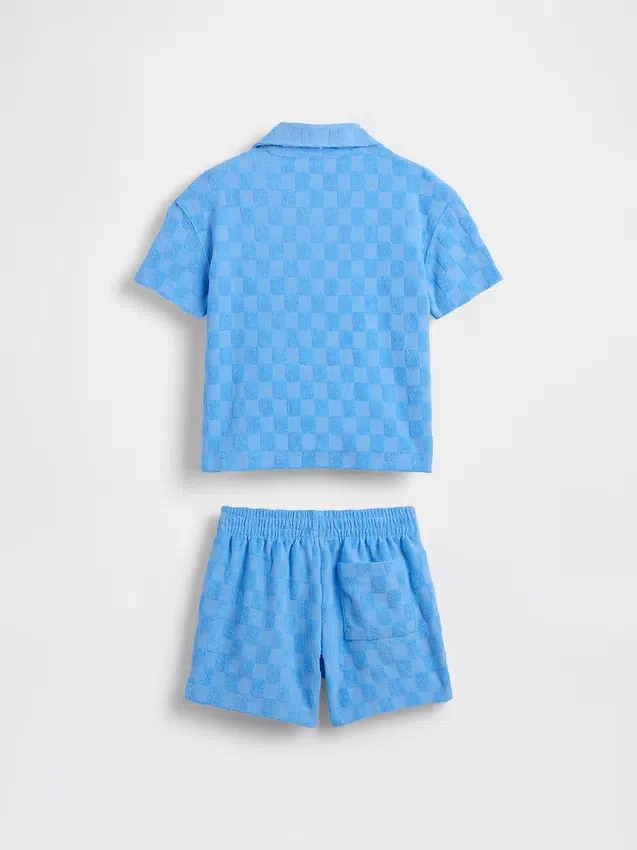 Ensemble de vacances en éponge à carreaux pour Bébé & Enfant