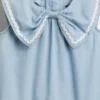Ensemble en denim avec nœud pour Bébé & Enfant