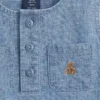 Ensemble en denim avec poche pour bébé