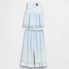 Ensemble en denim à œillets pour Bébé & Enfant