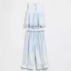 Ensemble en denim à œillets pour Bébé & Enfant