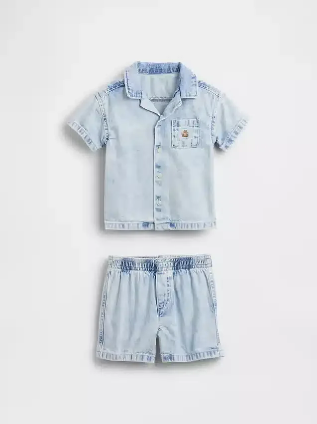 Ensemble en denim pour bébé