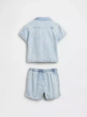 Ensemble en denim pour bébé