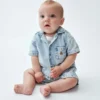 Ensemble en denim pour bébé