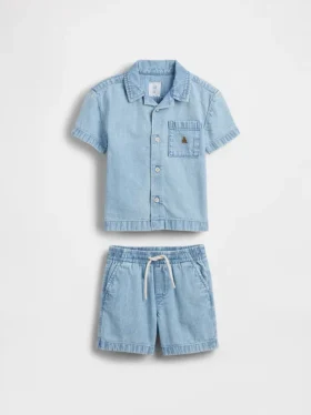 Ensemble en denim pour bébé & enfant
