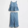 Ensemble en denim à volants pour Bébé & Enfant