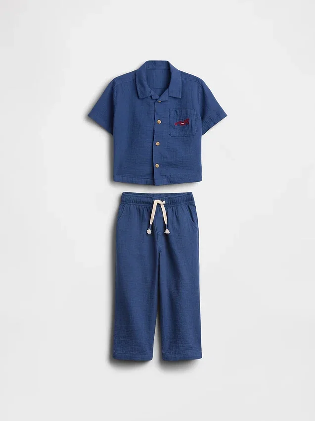 Ensemble en gaze de coton pour Bébé & Enfant