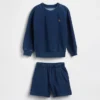 Ensemble en tissu éponge indigo pour Bébé & Enfant