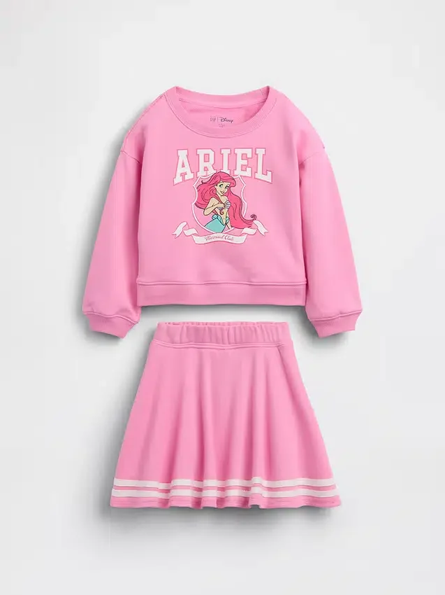 Ensemble GAP × Disney pour Bébé & Enfant : jupe-short en tissu éponge Vintagesoft