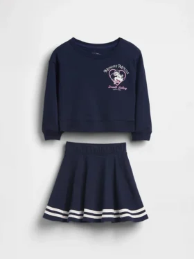 Ensemble GAP × Disney pour Bébé & Enfant : jupe-short en tissu éponge Vintagesoft