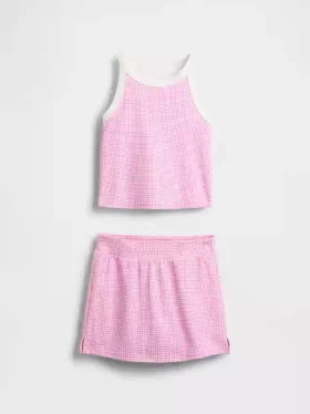 Ensemble jupe-short de sport pour enfants