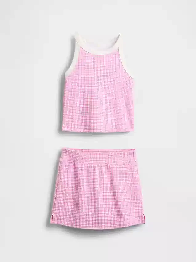 Ensemble jupe-short de sport pour enfants