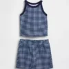 Ensemble jupe-short de sport pour enfants
