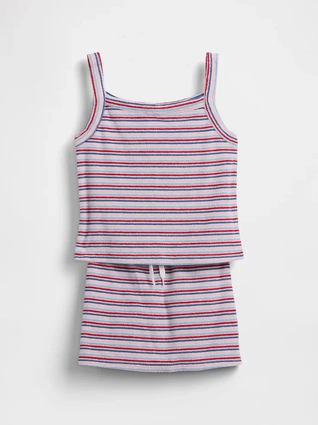 Ensemble jupe-short en tissu éponge pour enfant