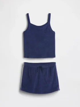 Ensemble jupe-short en tissu éponge pour enfant