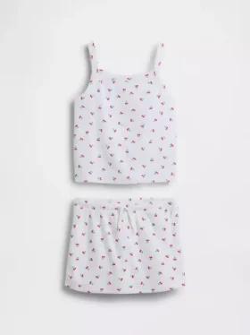 Ensemble jupe-short en tissu éponge pour enfant