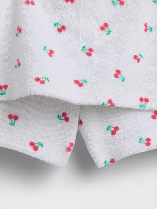 Ensemble jupe-short en tissu éponge pour enfant