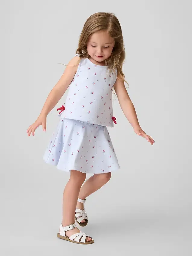 Ensemble jupe-short à nœud Vintagesoft pour Bébé & Enfant