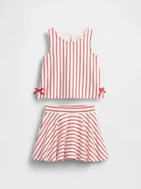 Ensemble jupe-short à nœud Vintagesoft pour Bébé & Enfant