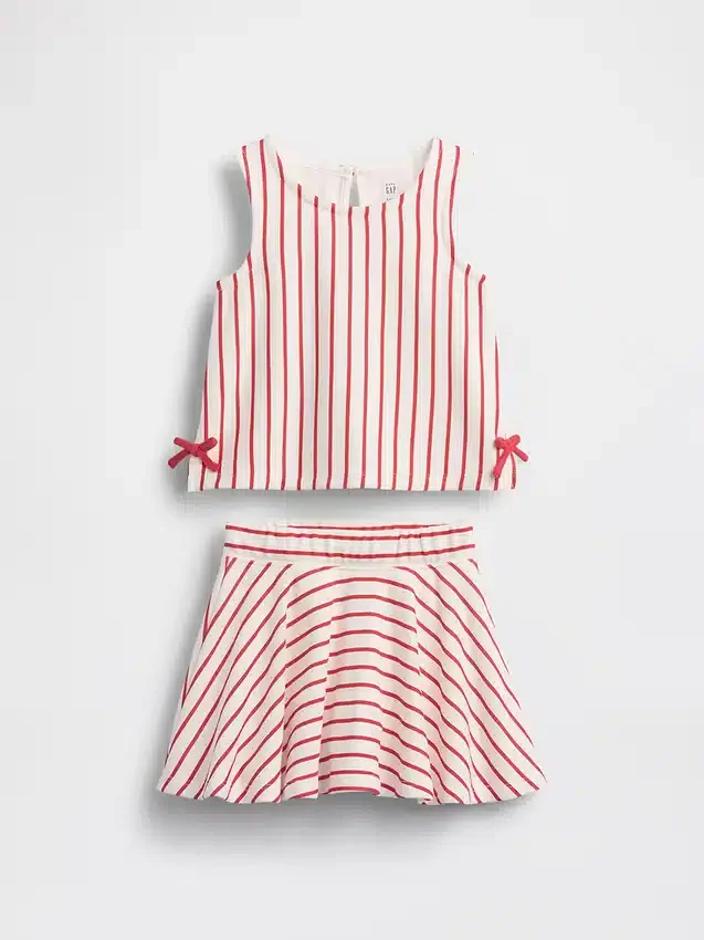 Ensemble jupe-short à nœud Vintagesoft pour Bébé & Enfant