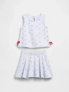 Ensemble jupe-short à nœud Vintagesoft pour Bébé & Enfant