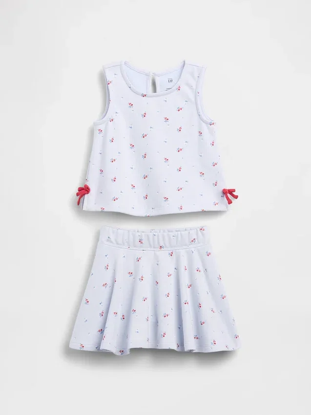 Ensemble jupe-short à nœud Vintagesoft pour Bébé & Enfant