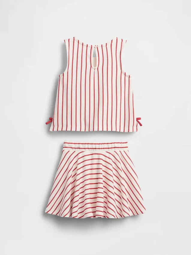 Ensemble jupe-short à nœud Vintagesoft pour Bébé & Enfant