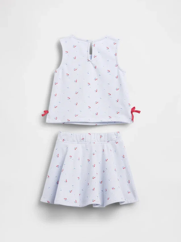 Ensemble jupe-short à nœud Vintagesoft pour Bébé & Enfant