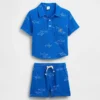 Ensemble polo en gaze de coton pour Bébé & Enfant