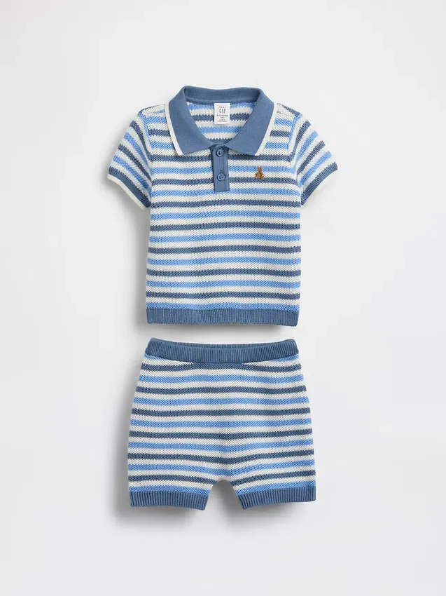 Ensemble polo et pull pour bébé