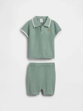 Ensemble polo et pull pour bébé
