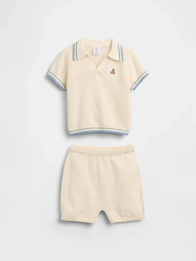 Ensemble polo et pull pour bébé