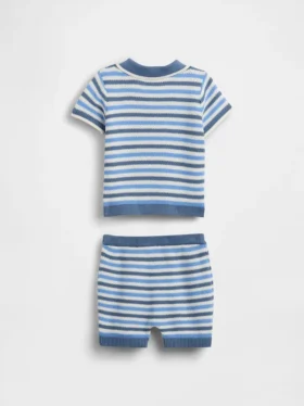 Ensemble polo et pull pour bébé