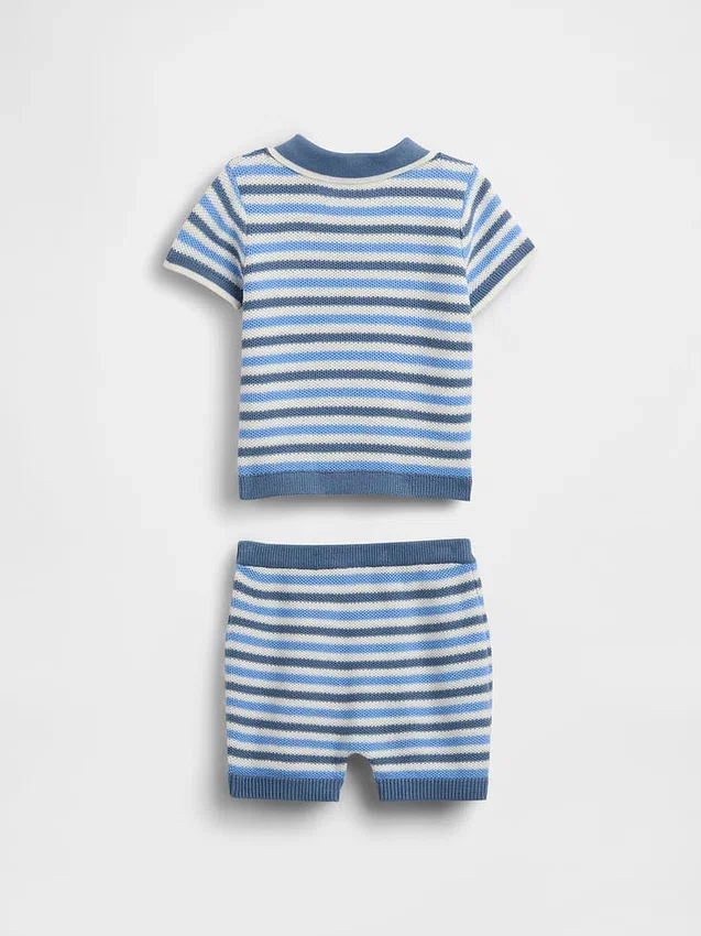 Ensemble polo et pull pour bébé