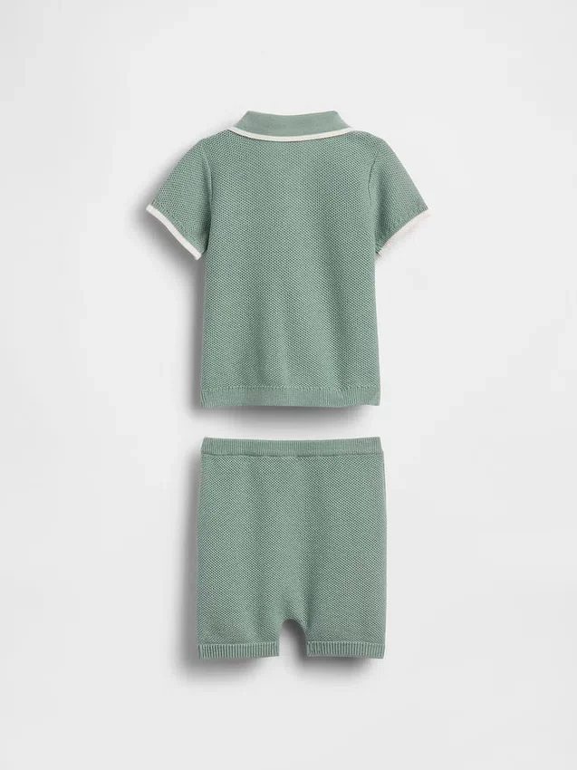 Ensemble polo et pull pour bébé